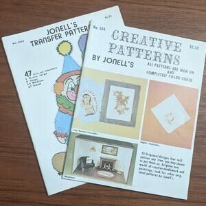 2 Jonell's Iron-On Pattern Books